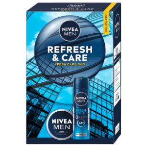 NIVEA Men set Refresh & care (dezodorans i krema)