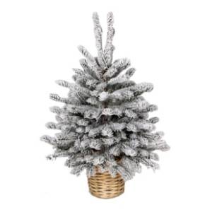Novogodišnja jelka u saksiji bela 250308 60cm