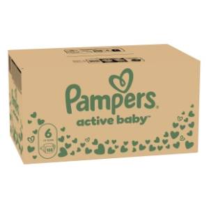 PAMPERS Active baby monthly pack 6 128kom