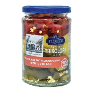 Paprike PRONTO Tricolore ljute 370ml