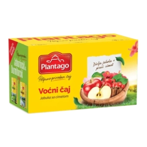 PLANTAGO čaj jabuka i cimet 60g
