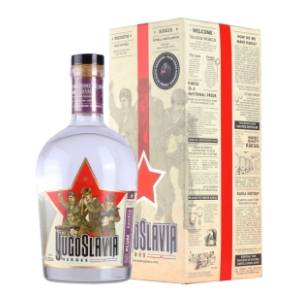 Rakija YUGOSLAVIA heroes šljiva box 0,7l