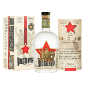 Rakija YUGOSLAVIA heroes viljamovka box 0,7l