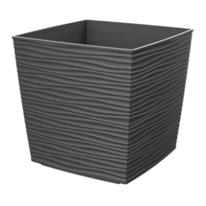 Saksija GARDINO Fines 20x20x17,3cm antracit