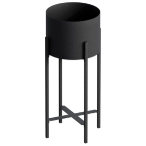 Saksija WALLXPERT Decorative pot 48cm crna