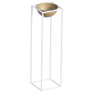 Saksija WALLXPERT Decorative pot 80cm belo-zlatna