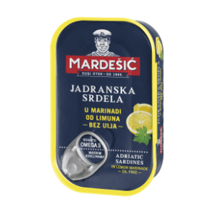 Sardina MARDEŠIĆ jadranska u marinadi od limuna bez ulja 100g