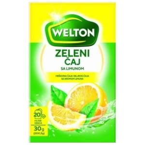 WELTON zeleni čaj limun 30g