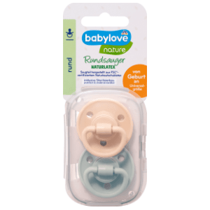 BABYLOVE Nature laža okrugla od lateksa (0m) 2kom