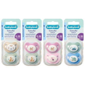 BABYLOVE varalica anatomska (5-18m) 1kom + kutija (više vrsta)