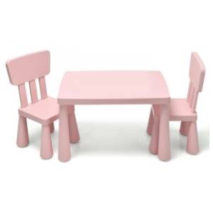 BBO set dečiji sto i stolica roze