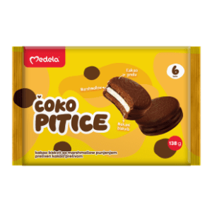 Čoko pitice MEDELA kakao sa marshmallow filom 138g