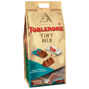 Čokoladica TOBLERONE Tiny mix milk white crunchy almond 240g