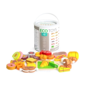 Drvene namirnice za seckanje ECO TOYS