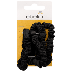 Gumice za kosu EBELIN Scrunchy crne 4kom