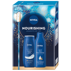 NIVEA set Noruishing care (gel za tuširanje i mleko za telo)