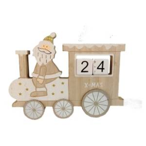 Novogodišnji ukras drveni kalendar ENA 