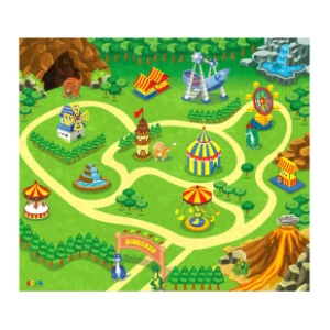 Set dinosaurusa i tepih za igru JUNGLE