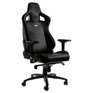NOBLECHAIRS Epic Black gold gejmerska stolica