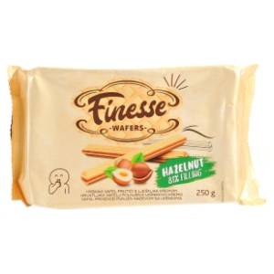 Vafl prutići FINESSE lešnik 250g