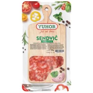 YUHOR sendvič kobasica slajs 100g