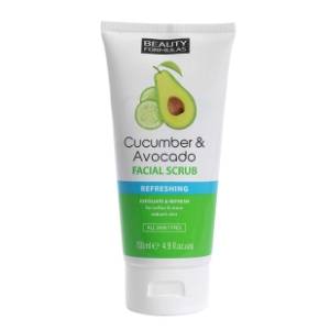 BEAUTY FORMULAS piling za lice krastavac i avokado 150ml