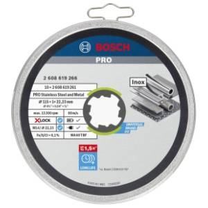 BOSCH 115x1 mm WA 60 T BF 2608619266 rezna ploča
