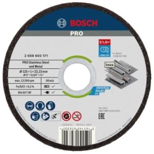 BOSCH 125x1 mm WA 60 T BF 10/1 2608603255 rezna ploča