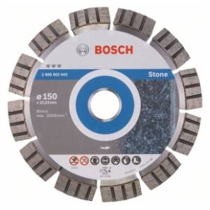 BOSCH 150 x 22,23 x 2,4 x 12 mm 2608602643 Stone dijamantska rezna ploča