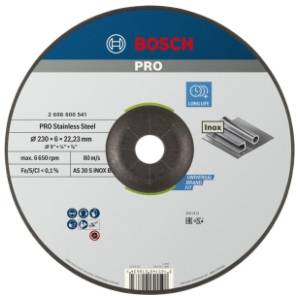 BOSCH 230x6 mm AS 30 S INOX BF oSa 2608600541 brusna ploča