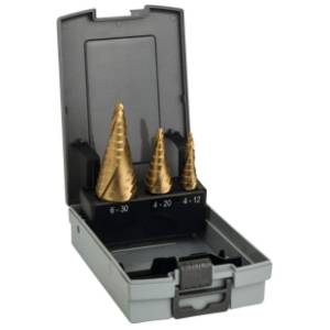 BOSCH 3-delni set stepenastih burgija HSS-TiN 2608587432