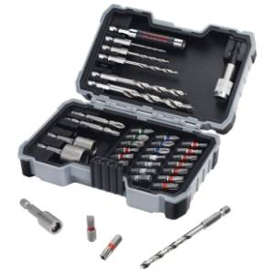 BOSCH 35-delni set bitova i burgija za drvo (2607017327)