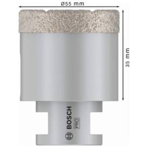 BOSCH 55x35x22.23 mm M14 2608587126 PRO dijamantska kruna