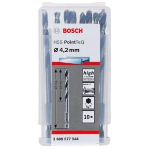 BOSCH HSS spiralna burgija PointTeQ 4,2 mm 10 komada