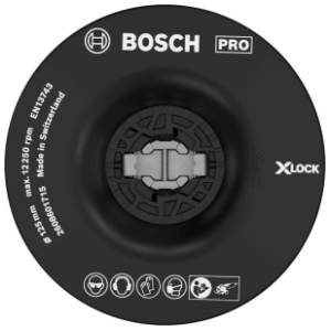 BOSCH PRO nosač brusnog papira 125 mm srednje tvrdoće 2608601715