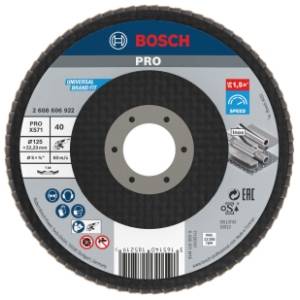 BOSCH PRO X571 flap disk 125 mm G40 2608606922 brusna ploča