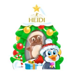 Čokolada HEIDI pingvin 20g
