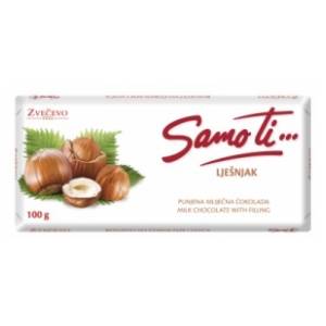 Čokolada SAMO TI lešnik 100g