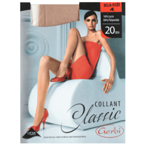 COLLANT Classic hulahopke 20den boja kože L 4