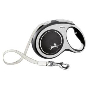 FLEXI Comfort tape povodac za pse L 8m crni