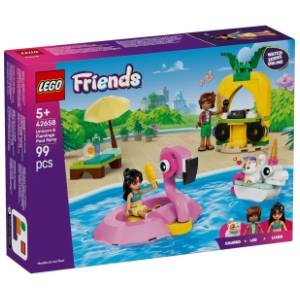 LEGO Friends zabava na bazenu s jednorogom i flamingom 42658