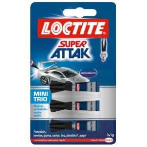 Lepak LOCTITE mini trio 3x1g