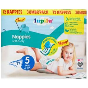 LUPILU pelene junior 5 72kom
