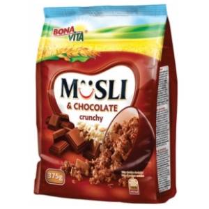 Musli BONAVITA crunchy čokolada 375g