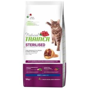 NATURAL TRAINER Adult sterilized hrana za mačke šunka 10kg