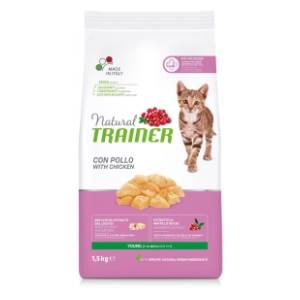 NATURAL TRAINER Cat young hrana za mačke piletina 1,5kg