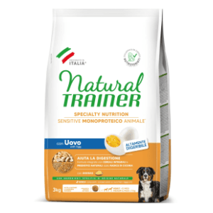 NATURAL TRAINER Sensitive hrana za pse bez glutena jaja 3kg