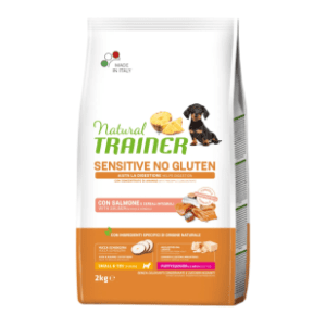 NATURAL TRAINER Sensitive hrana za štence bez glutena losos 2kg