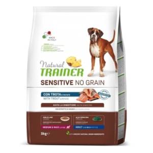 NATURAL TRAINER Sensitive no grain hrana za pse pastrmka 3kg