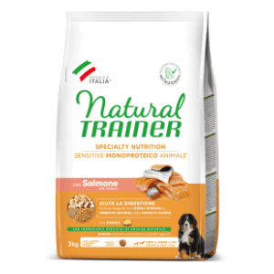 NATURAL TRAINER Sensitive puppy hrana za štence losos 3kg